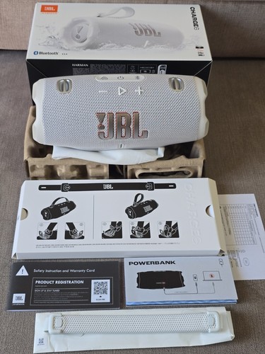 White jbl charge speaker - 6,