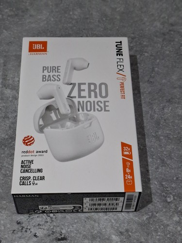 Jbl tune flex ear buds - ear, white