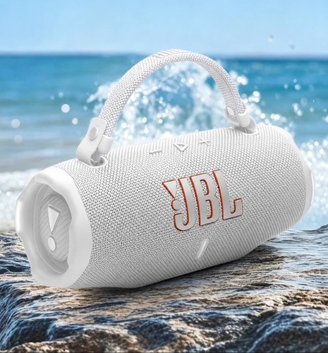 White jbl charge portable - jbl,